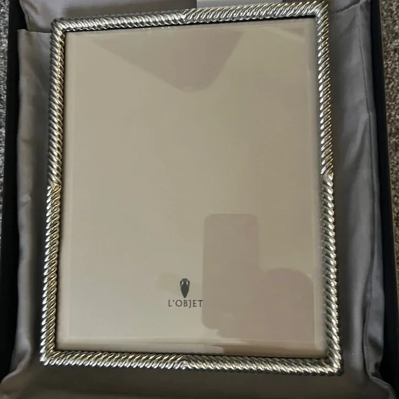 L'Objet Elegant Silver Rope Frame - Picture 7 of 10